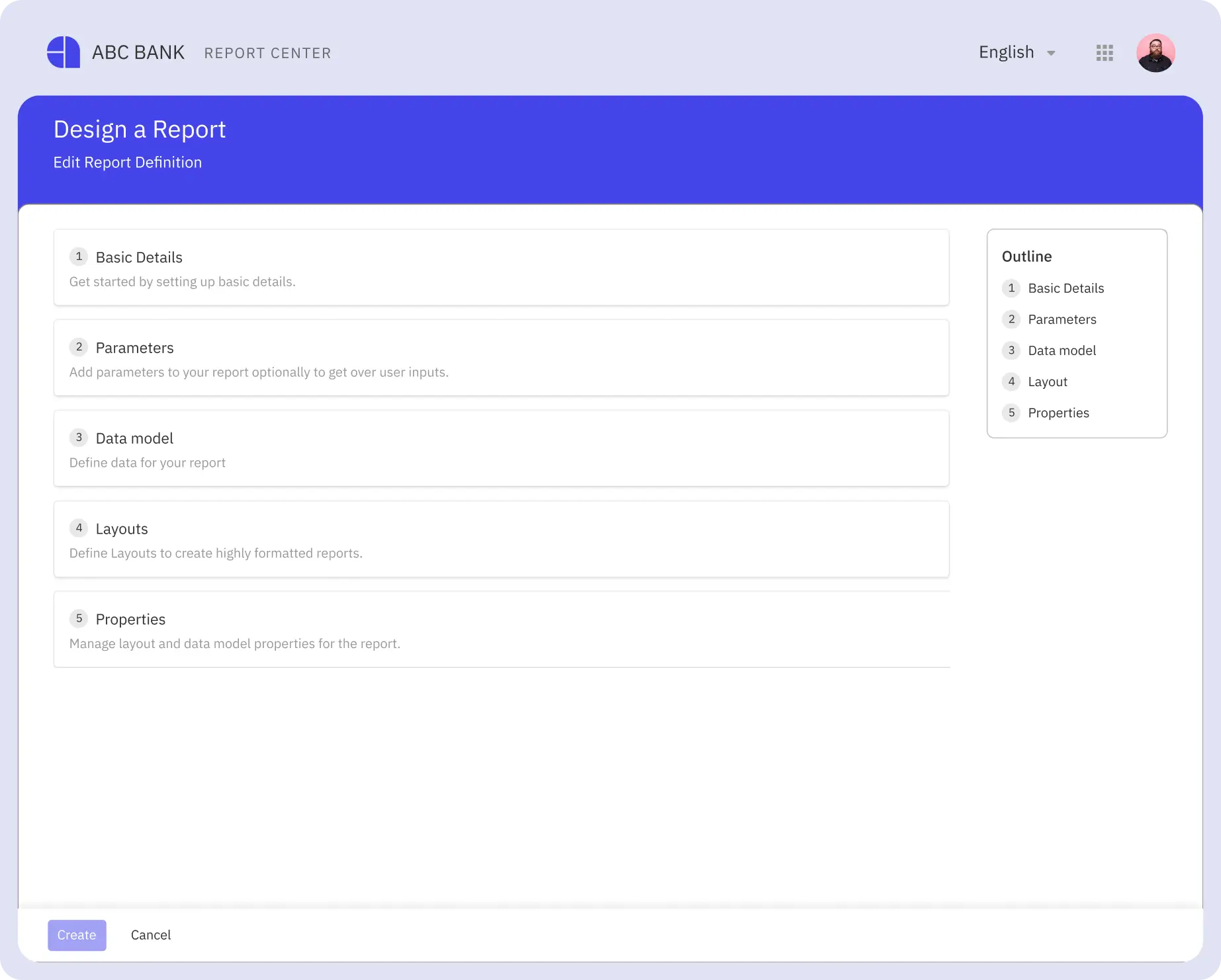 A screenshot of the Zeus Data Suite platform's low-code report builder for custom extracts.