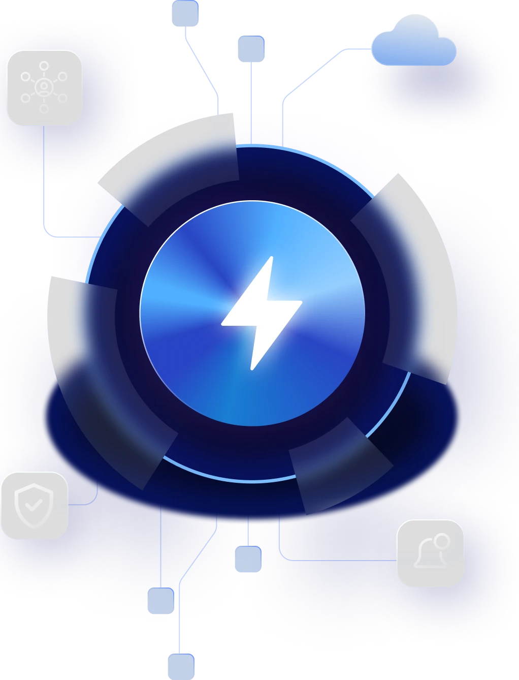 An illustration showcasing Zeta Tachyon's advanced transaction processing capabilities, designed to enable financial institutions to process electronic payments efficiently and securely, utilizing real-time authorization and settlement engines.