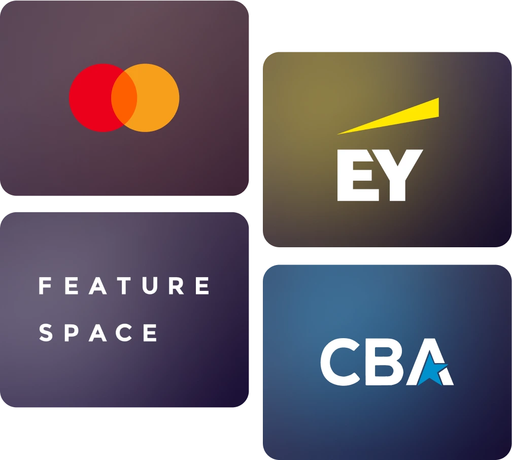 An illustration of futuristic credit cards symbolizing innovation and technology, representing the Card Innovation Summit NYC 2025, a premier conference uniting leaders from Mastercard and EY to explore payments, AI-driven innovations, and next-gen card solutions.